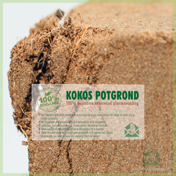 Kokos potgrond cocopeat kokosvezels kopen