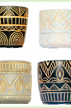 Raupapa Cleopatra-Maya-Osiris-Nebthet ipu whakapaipai whakapaipai 4 pcs