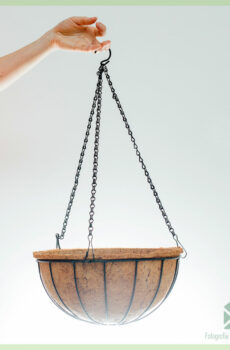 kokos coco eco hangmand - coir hanging basket